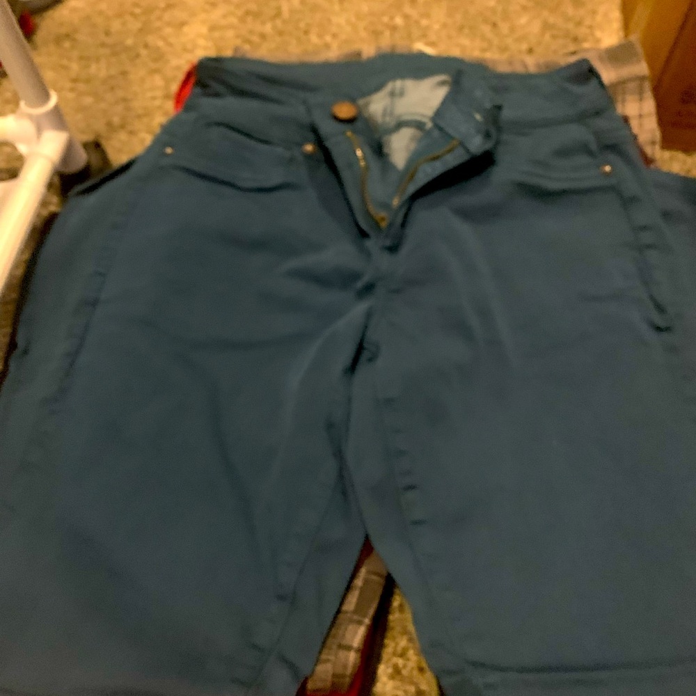 Maurices Blue Green/Teal Small Short Jegging.